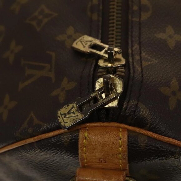 LOUIS VUITTON Monogram Keepall Bandouliere 55 Boston Bag - Picture 9 of 16